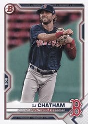 2021 Bowman Prospects C.J. Chatham #BP-113 card