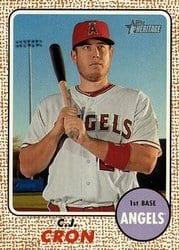 2017 Topps Heritage Base Set C.J. Cron #53 card