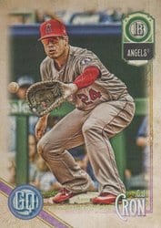 2018 Topps Gypsy Queen Base Set C.J. Cron #203 card