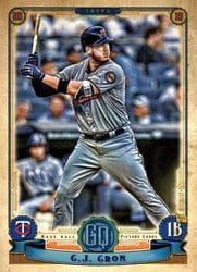 2019 Topps Gypsy Queen Base Set C.J. Cron #86 card