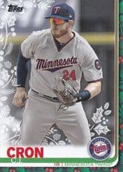 2019 Topps Holiday Base Set C.J. Cron #HW94 card