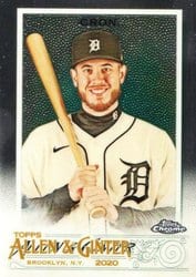 2020 Topps Allen & Ginter Chrome Base Set C.J. Cron #206 card