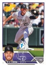 2023 Topps 1st Edition Base Set C.J. Cron #63 card