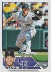 2023 Topps Base Set C.J. Cron #63 card