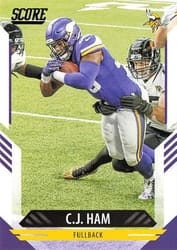 2021 Score Base Set C.J. Ham #153 card
