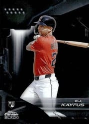 2026 Topps Chrome Black Base Set C.J. Kayfus #44 card