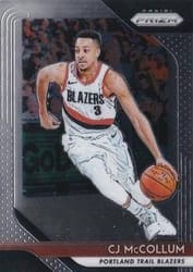 2018-19 Panini Prizm Base Set C.J. McCollum #91 card