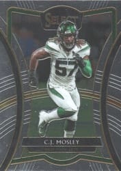 2019 Panini Select Base Set C.J. Mosley #137 card