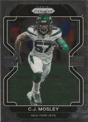 2021 Panini Prizm Base Set C.J. Mosley #90 card