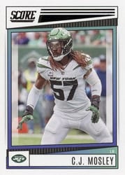 2022 Score Base Set C.J. Mosley #298 card