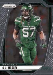 2024 Panini Prizm Base Set C.J. Mosley #227 card