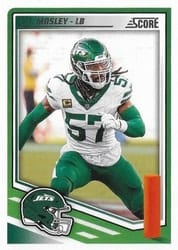 2025 Score Base Set C.J. Mosley #87 card
