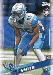 2019 Topps AAF Base Set C.J. Smith #166 card
