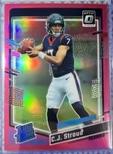 2023 Panini Donruss Optic C.J. Stroud Pink #244 card