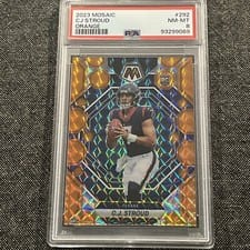 2023 Panini Mosaic C. J. Stroud Orange #292 card
