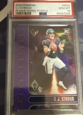 2023 Panini Phoenix Rookie Rising C. J. Stroud Purple #RIS-2 card