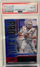 2023 Panini Score Protential C. J. Stroud Showcase #2 card