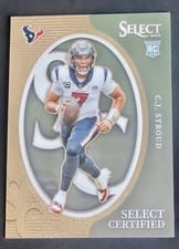 2023 Panini Select Certified Rookie C.J. Stroud #CRO-CST card