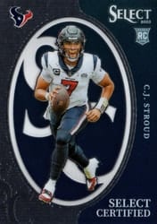 2023 Panini Select Select Certified Rookies C.J. Stroud #20 card