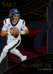 2023 Panini Select Select Numbers C.J. Stroud #1 card