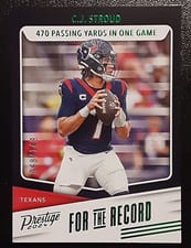 2024 Panini Prestige For the Record C.J. Stroud #FR-CJS card