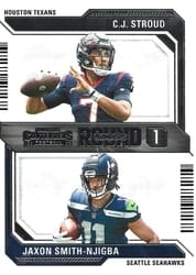 2023 Panini Contenders Round Numbers C.J. Stroud /Jaxon Smith-Njigba #4 card