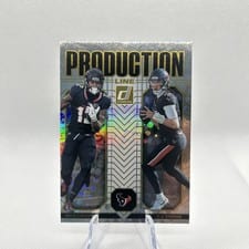2025 Donruss Production Line C.J. Stroud / Nico Collins #11 card