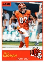 2019 Score Base Set C.J. Uzomah #96 card