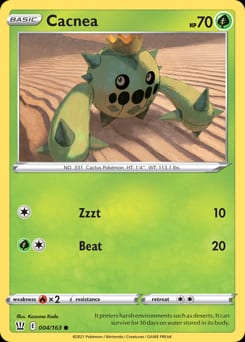 Battle Styles Cacnea #4 card