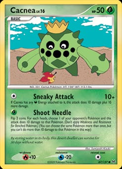 2009 Platinum Cacnea #67 card