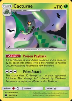 Celestial Storm Cacturne #20 card