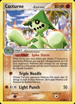 2006 Crystal Guardians Cacturne δ #15 card