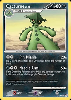 Great Encounters Cacturne #34 card