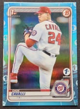2020 Bowman Draft 1st Edition Cade Cavalli #BD-24 card