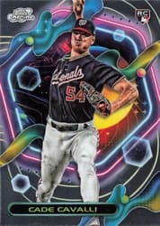 2023 Topps Cosmic Chrome Base Set Cade Cavalli #199 card