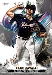 2023 Topps Inception Base Set Cade Cavalli #43 card