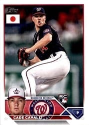 2023 Topps Japan Edition Base Set Cade Cavalli #45 card