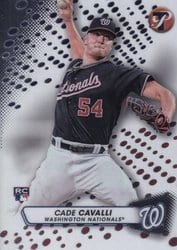 2023 Topps Pristine Base Set Cade Cavalli #17 card