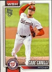 2026 Topps Base Set Cade Cavalli #418 card