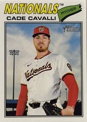 2026 Topps Heritage Base Set Cade Cavalli #68 card