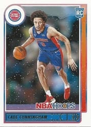 2021-22 Hoops Winter Base Set Cade Cunningham #201 card
