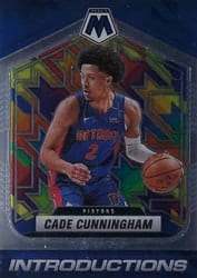 2021-22 Panini Mosaic Introductions Cade Cunningham #3 card