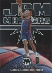 2021-22 Panini Mosaic Jam Masters Cade Cunningham #16 card
