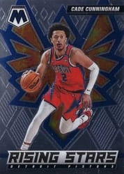 2021-22 Panini Mosaic Rising Stars Cade Cunningham #2 card