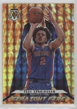 2021-22 Panini Mosaic Straight Fire Cade Cunningham #18 card
