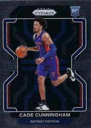 2021-22 Panini Prizm Base Set Cade Cunningham #282 card