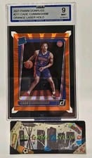 2021 Panini Donruss Cade Cunningham Orange Laser #211 card