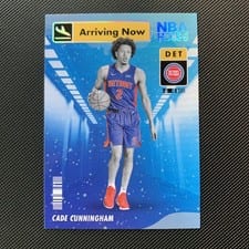 2021 Panini Hoops Arriving Now Cade Cunningham Winter Holo #1 card