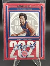 2021 Panini Hoops Class Of Cade Cunningham #1 card