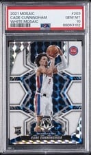 2021 Panini Mosaic Cade Cunningham #203 card